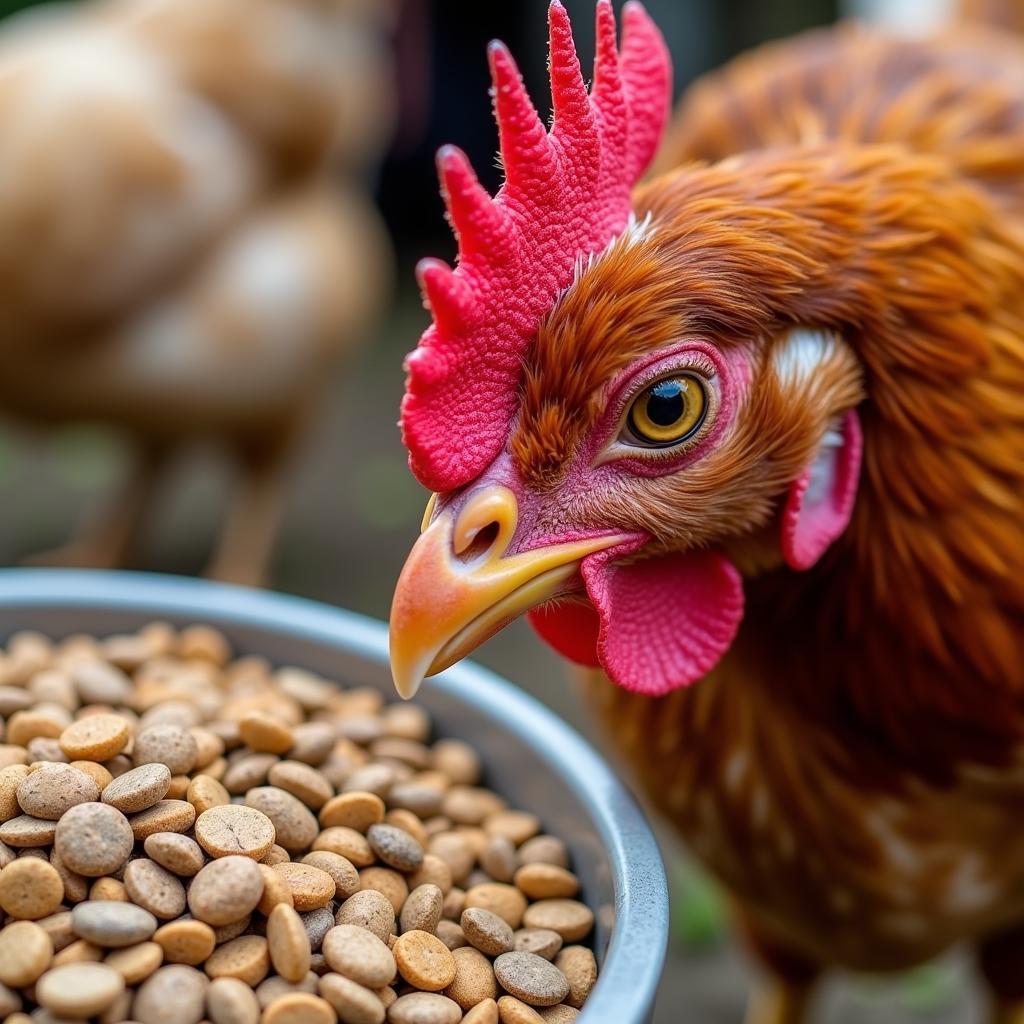 Healthy Chicken on a Non-GMO Diet