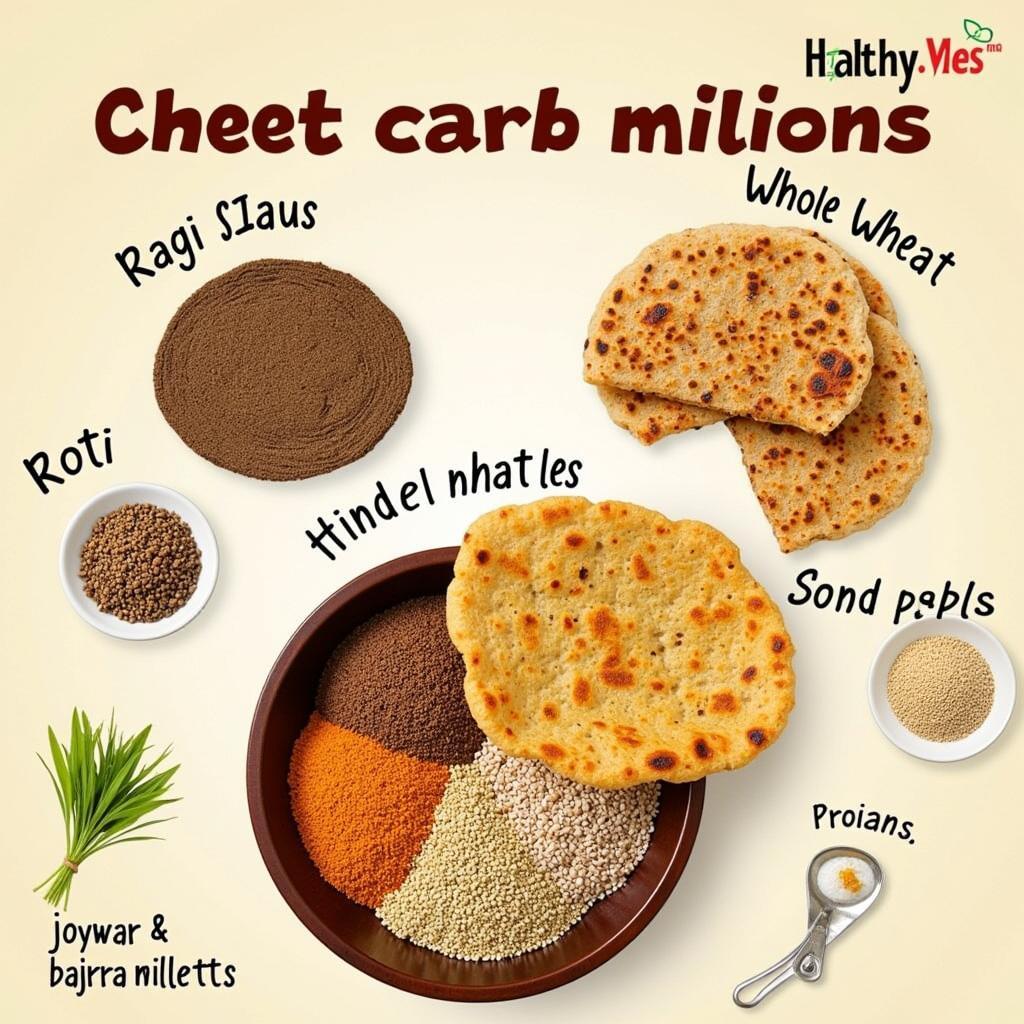 Healthy Indian Carbs: Millets and Whole Wheat