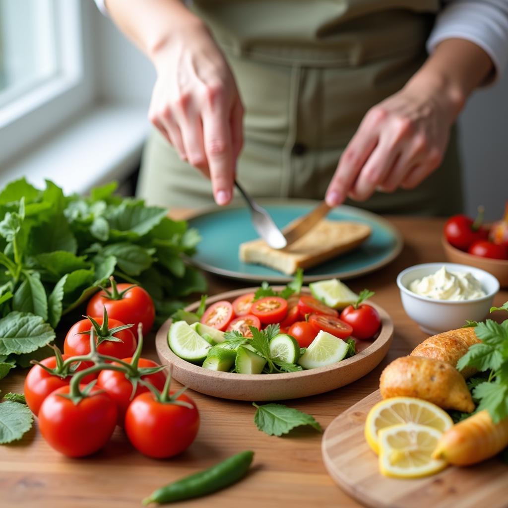 Preparing a Healthy and Balanced Meal