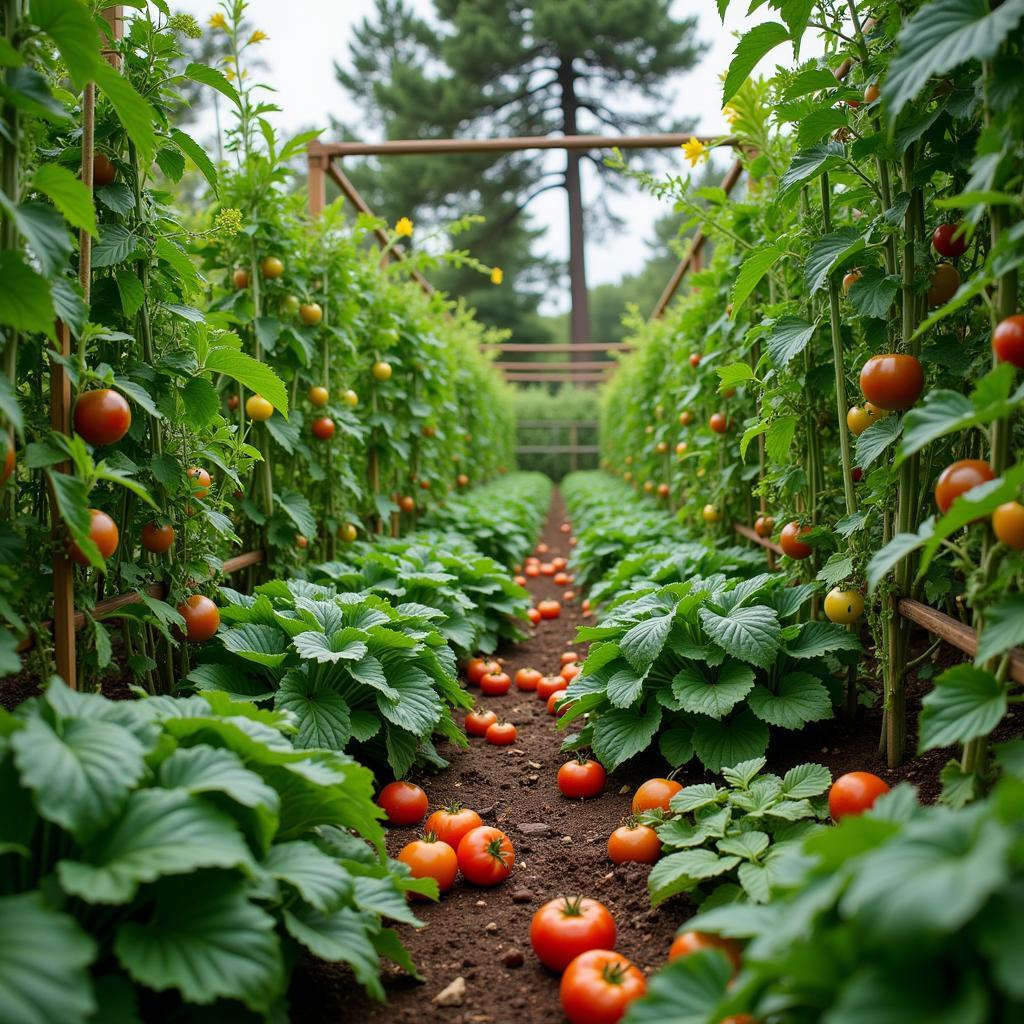 Healthy Plants Grown with Kelp Fertilizer