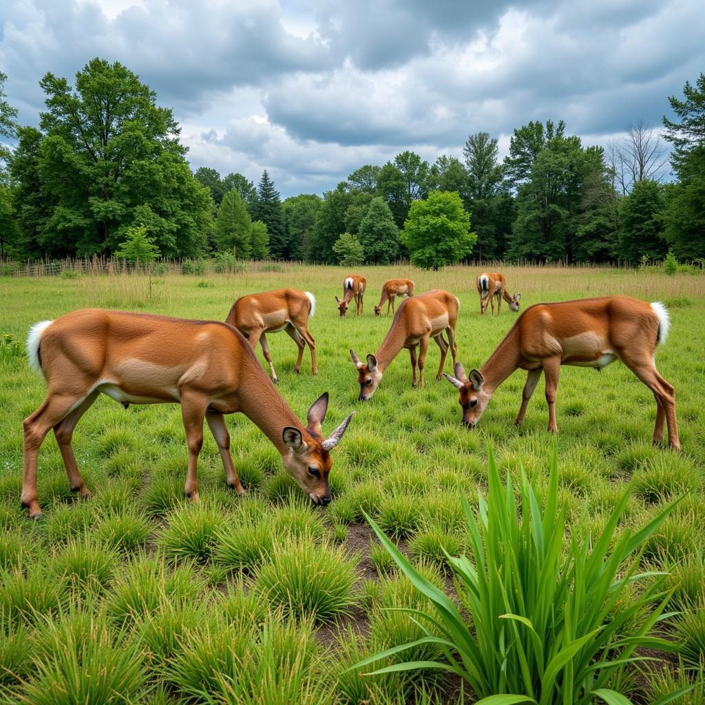 Healthy Rye Deer Food Plot