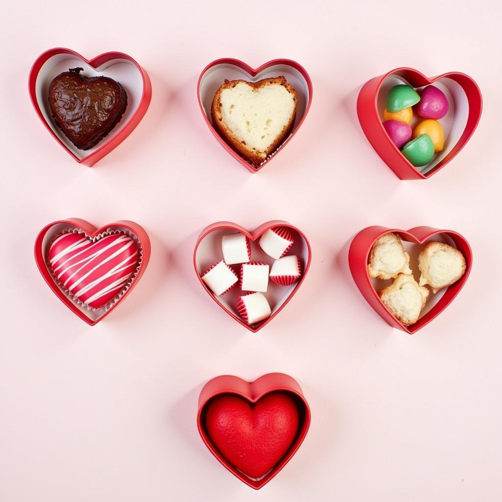 Heart Shaped Containers for Gifts and Treats