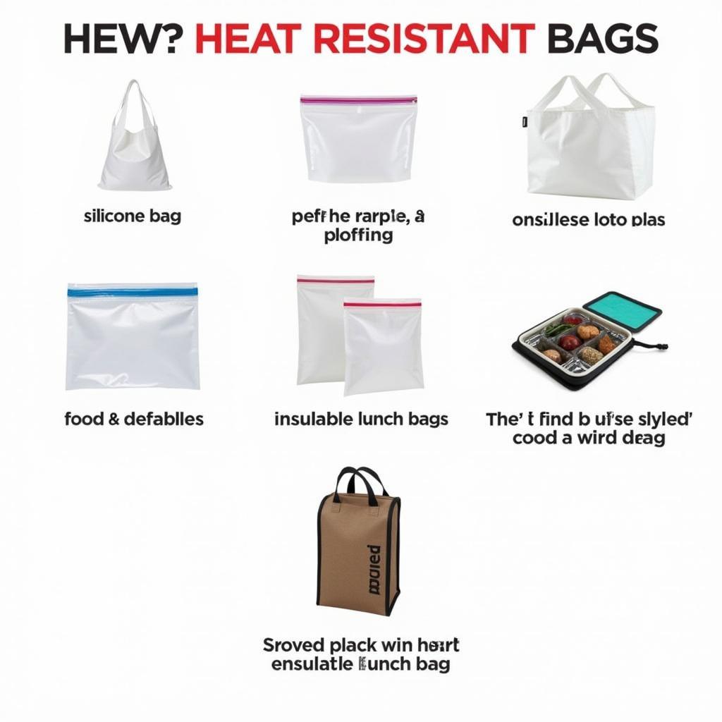 Various Types of Heat Resistant Bags for Food