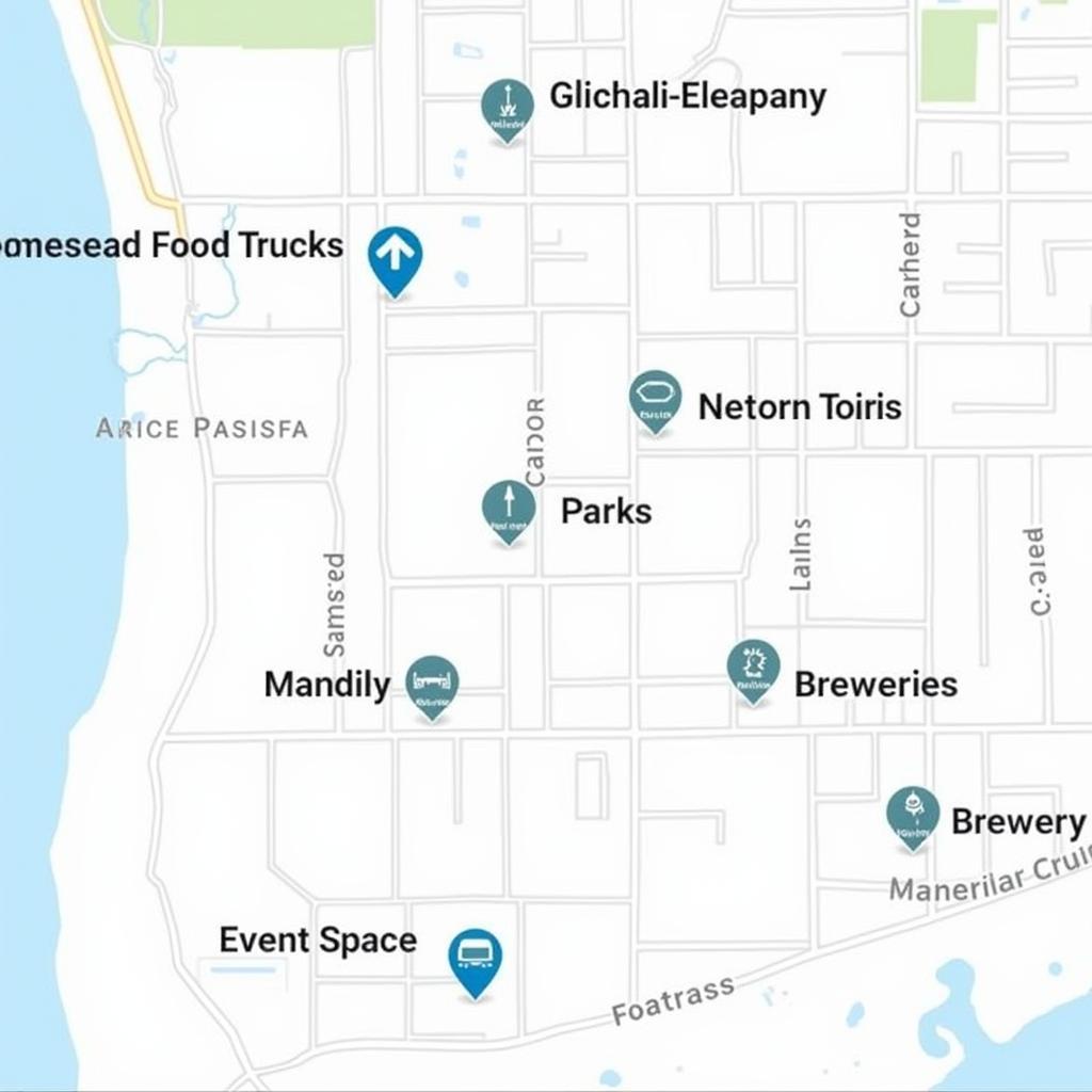 Homestead Food Truck Location Map