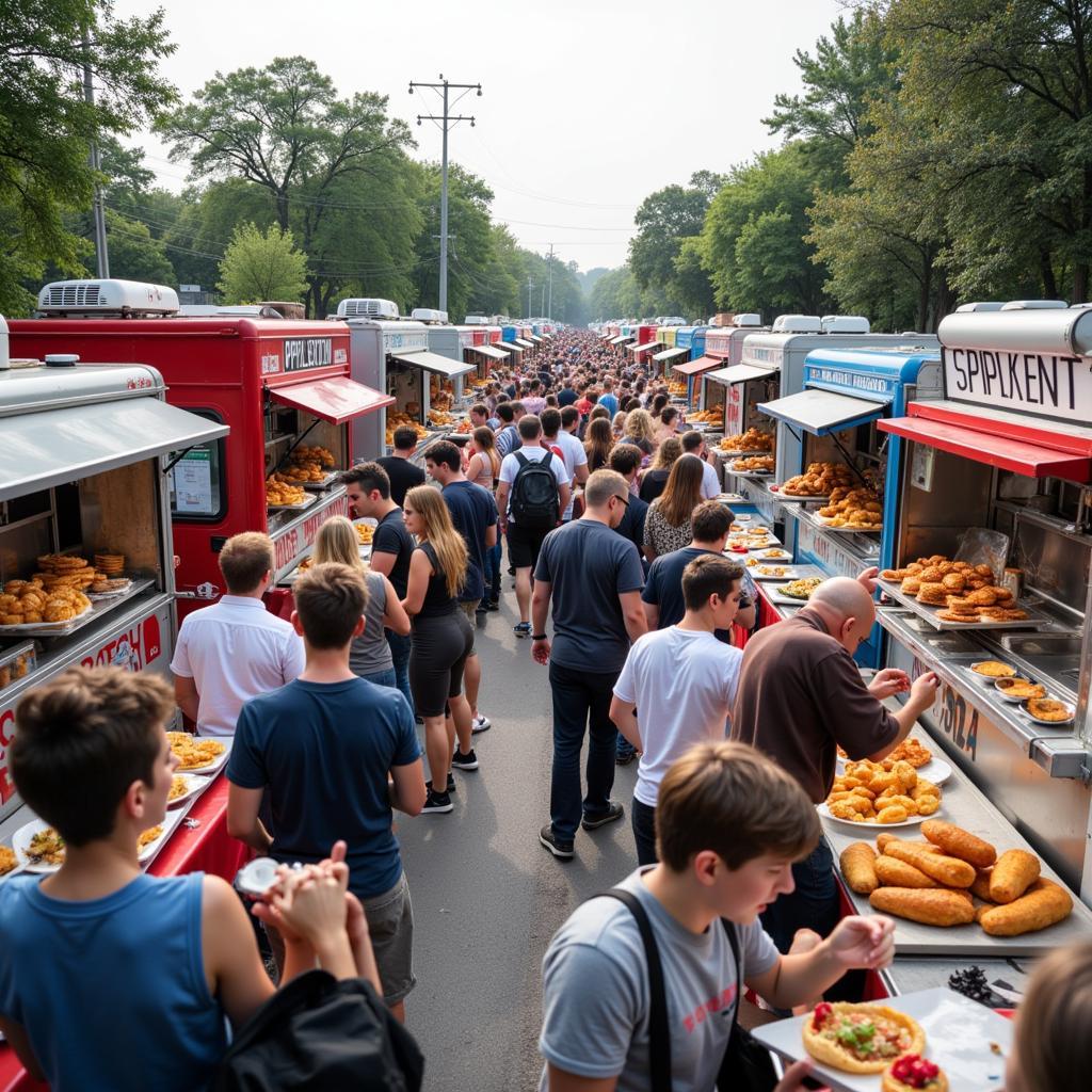 Hopkins Food Truck Festival Diverse Food Options