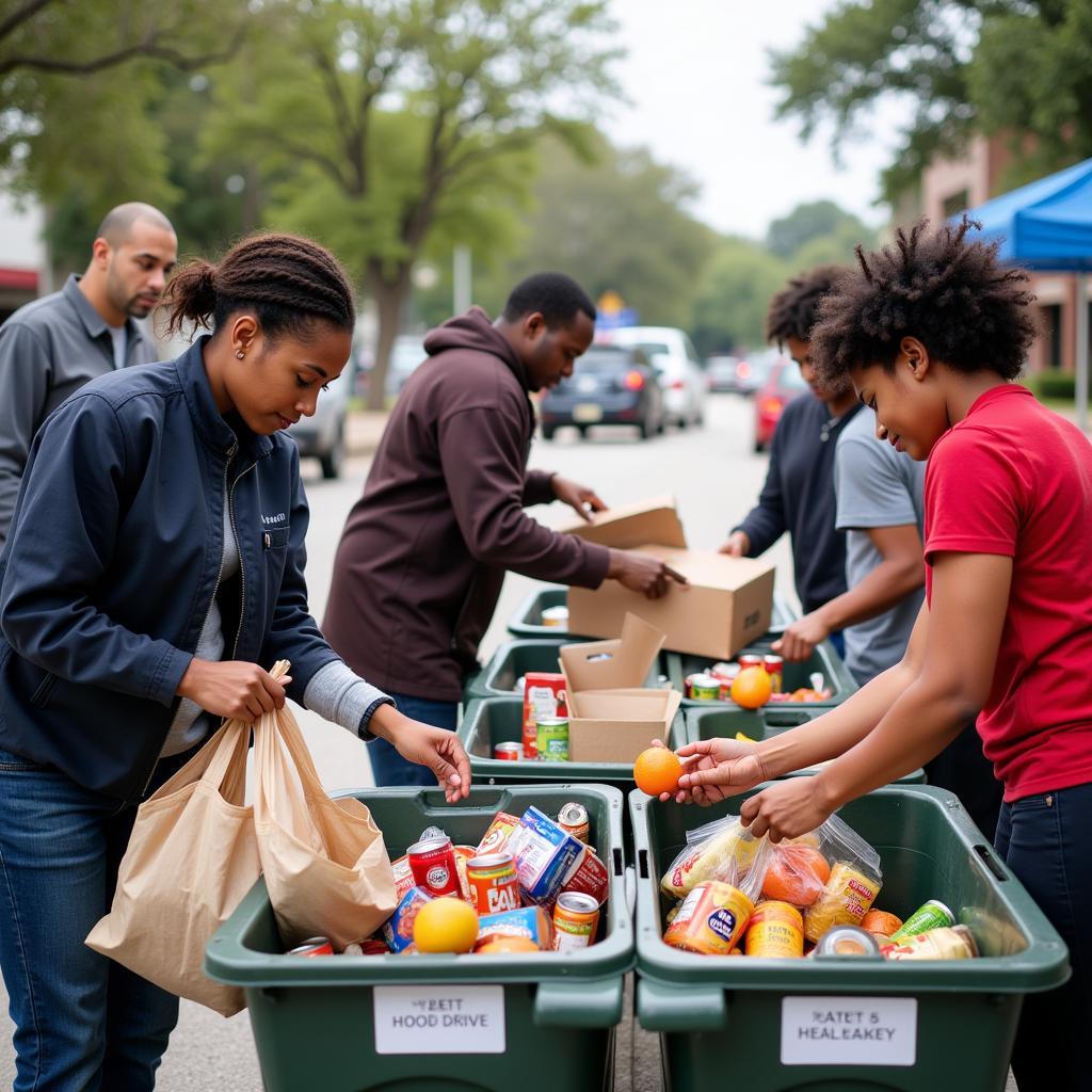 Houma Community Food Drive