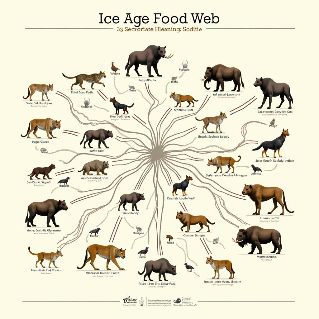 Ice Age Food Web Diagram