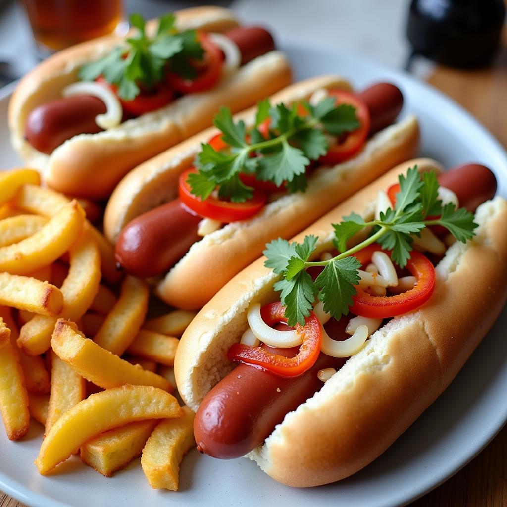 Icelandic hot dogs and fish and chips are popular fast food options, offering a taste of local flavors and fresh ingredients.