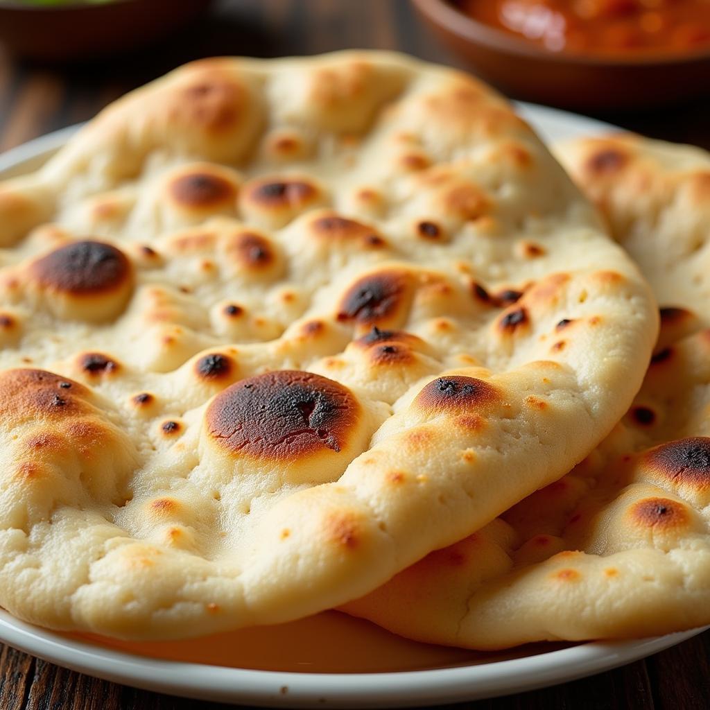 Freshly Baked Naan Bread