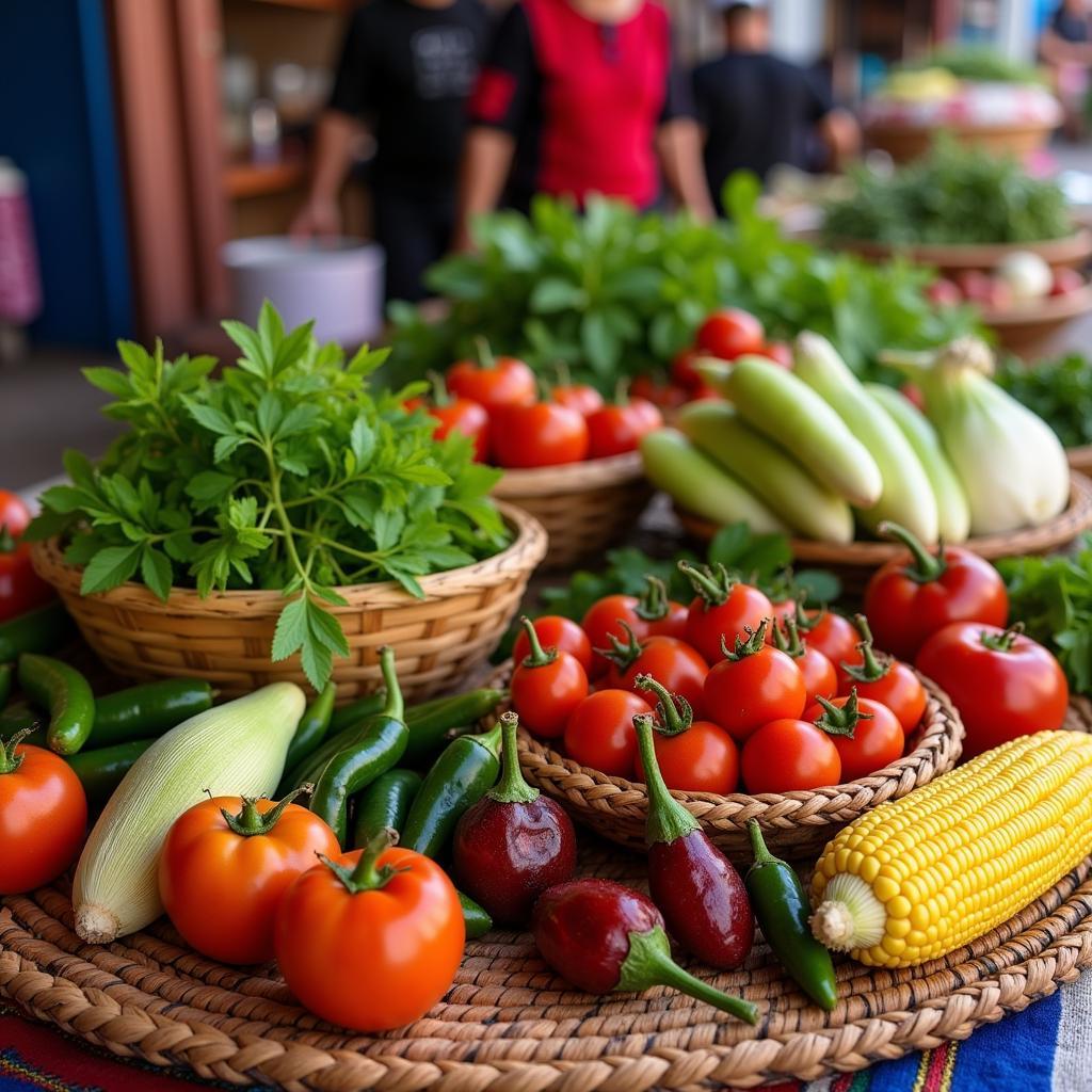 Fresh Indigenous Oaxacan Ingredients