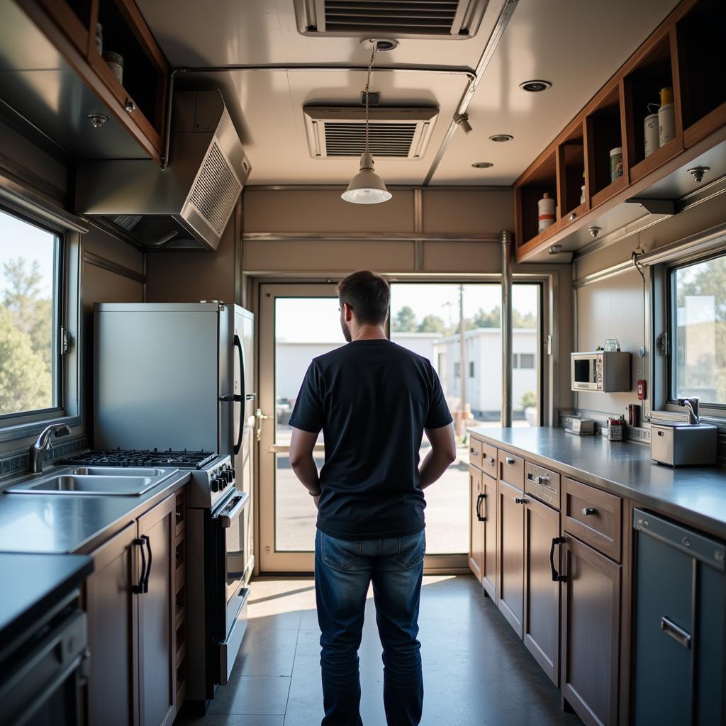 Inspecting a Used Food Truck in Tulsa