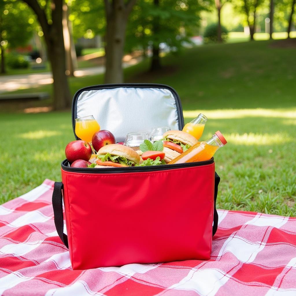 Insulated Food Tote for Picnics