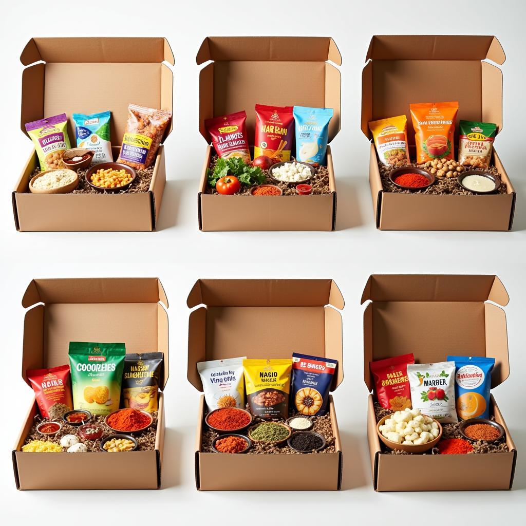 Diverse International Food Box Selection