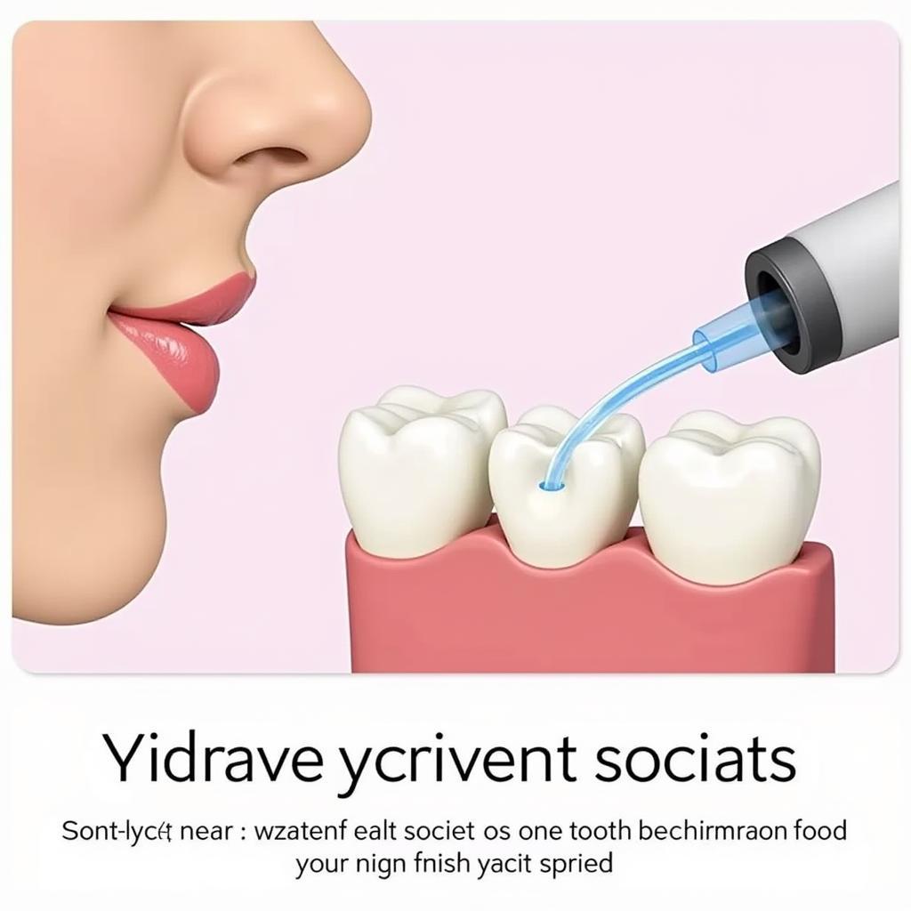 Irrigating a Wisdom Tooth Socket with a Syringe