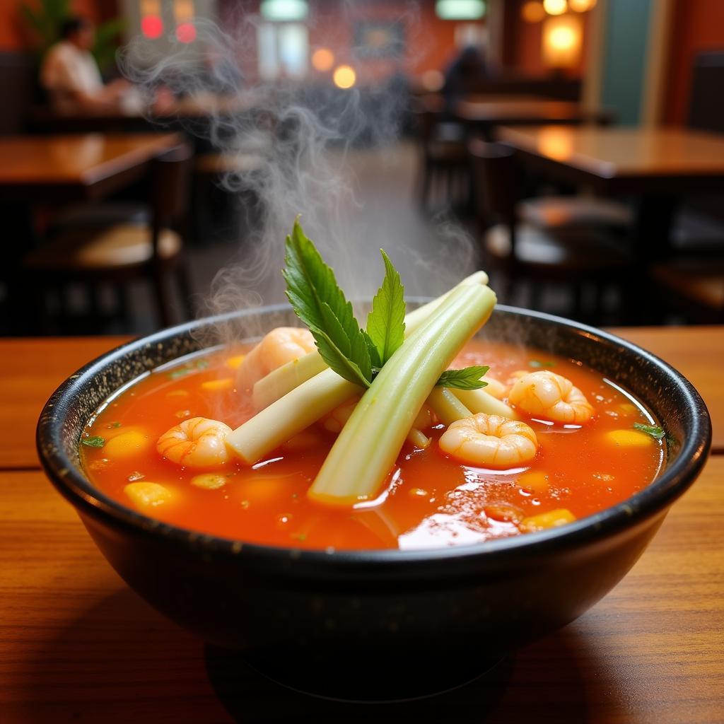 Spicy Tom Yum Soup at Jay's Thai Food