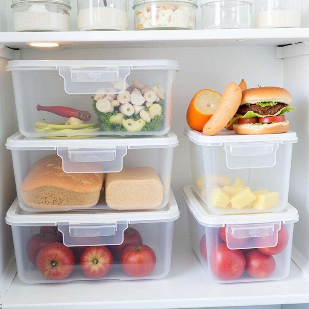 Organized Fridge with Joie Food Containers