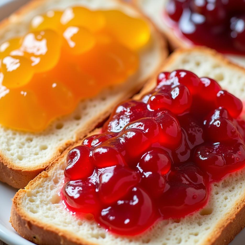 Jelly and Jam on Toast - A Classic Junk Food Combo