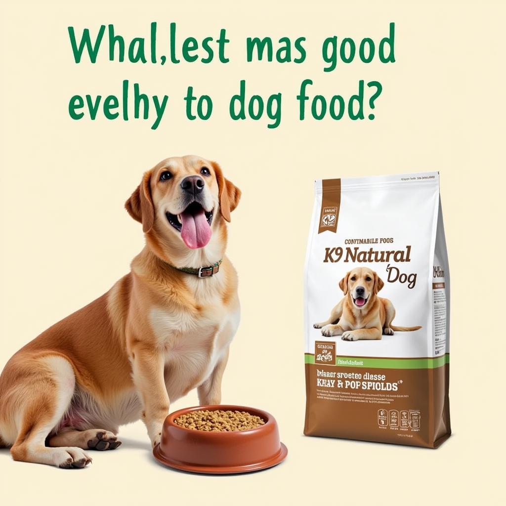 K9 Natural Dog Food and Happy Dog