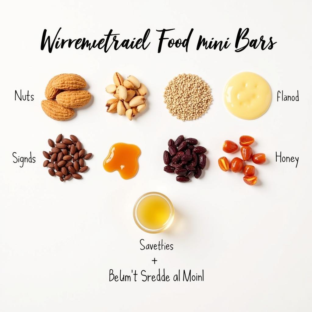 Kate's Real Food Mini Bars Ingredients