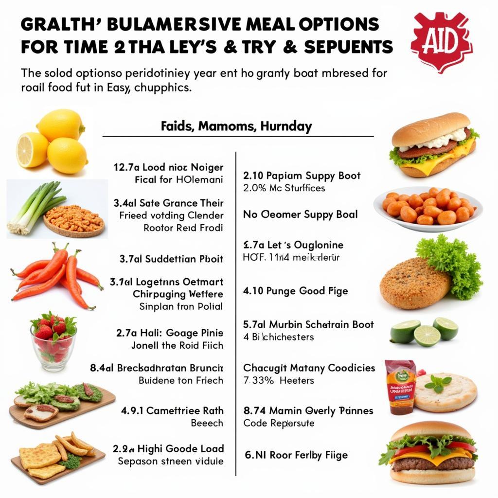 Katy ISD School Menu Options: A close-up photo of a tray with a variety of colorful and balanced school lunch options, including fruits, vegetables, whole grains, and lean protein.