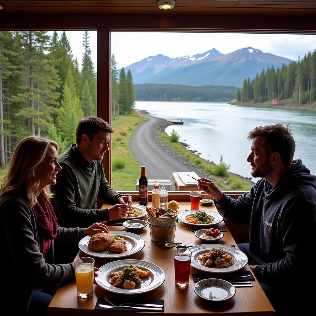 Kenai Riverside Restaurant Dining