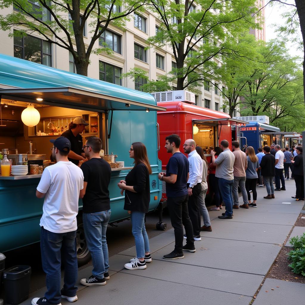 Food Trucks in Kendall Square