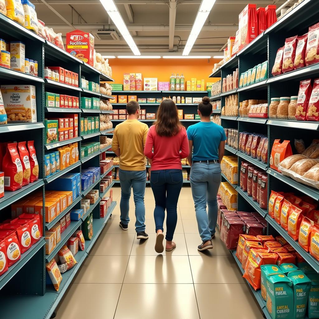 Keto-Friendly Grocery Store Aisle