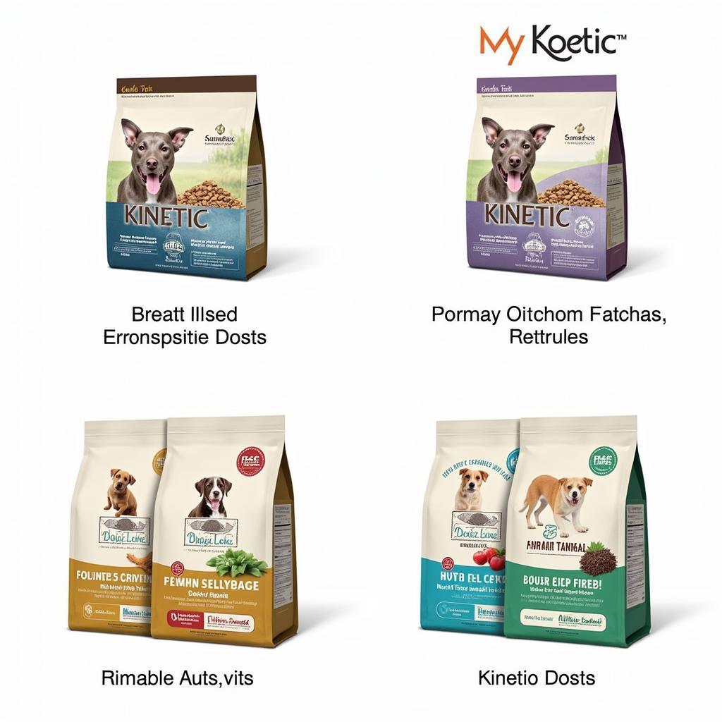 Kinetic Dog Food Variety of Formulas