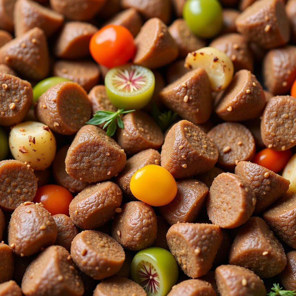 Kinetic Dog Food Ingredients Close-Up