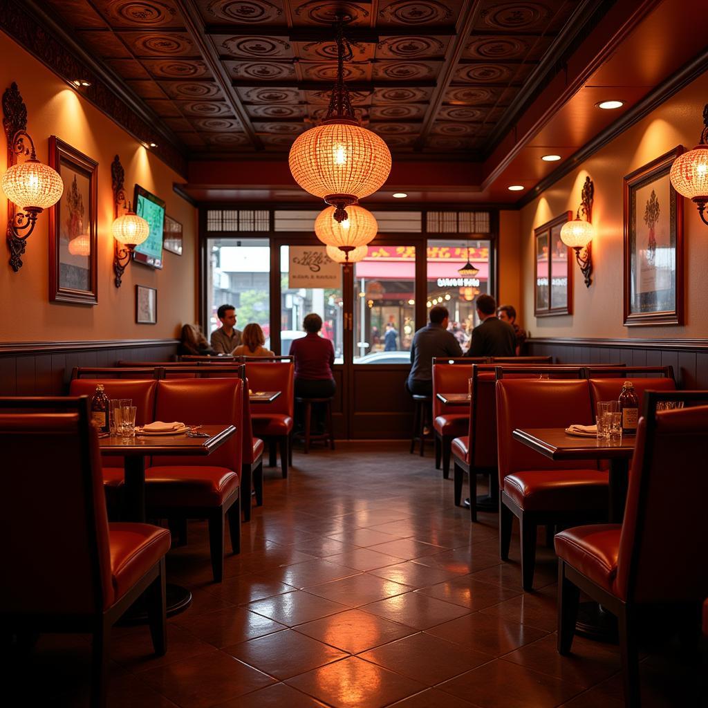 Lake Ave Chinese Restaurant Interior