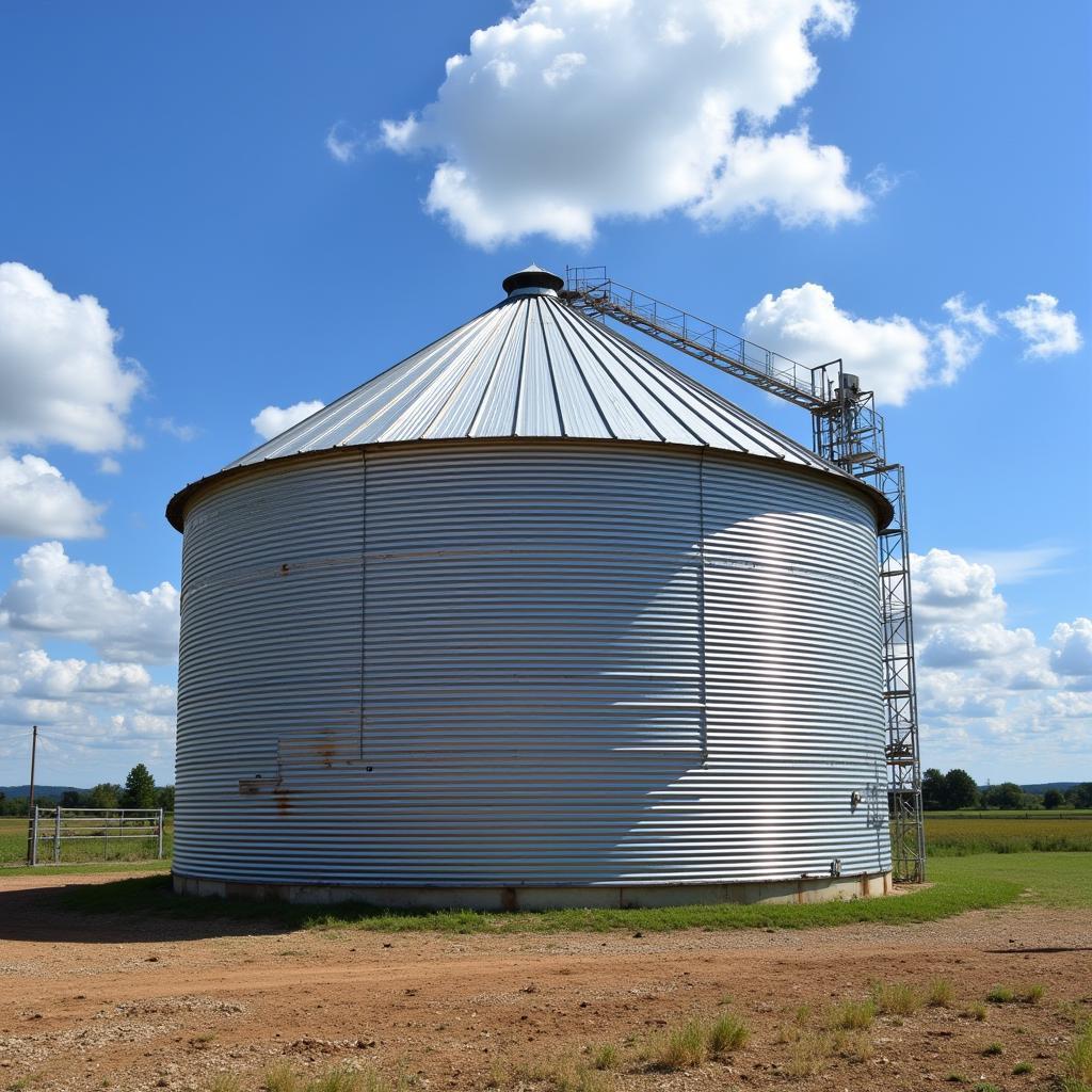 Silo for Livestock Feed Storage