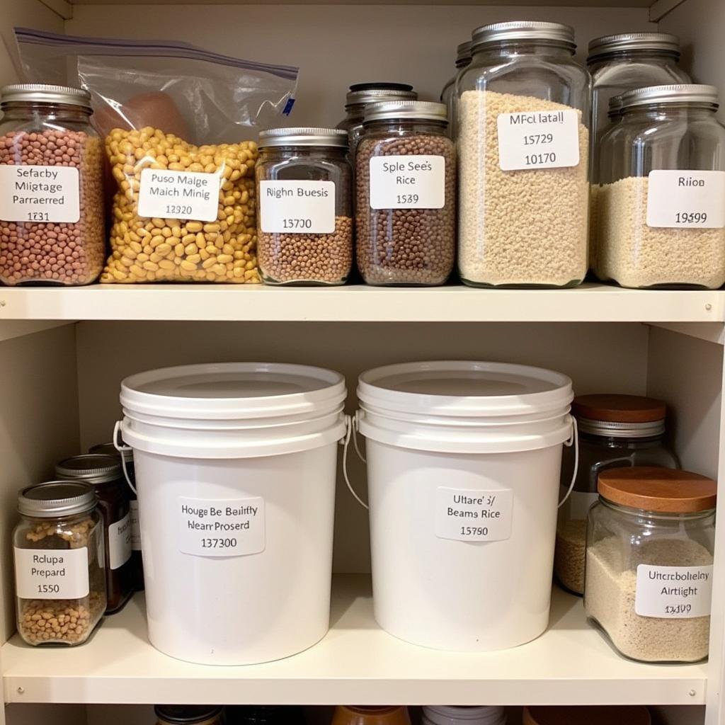 Long-Term Beans and Rice Storage Solutions