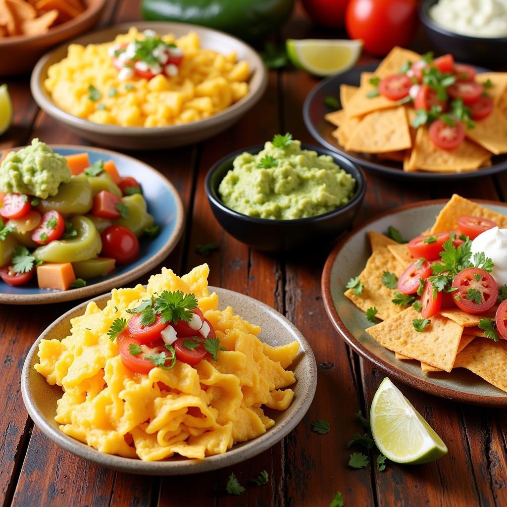 Los Portales Appetizers - A Colorful Array of Mexican Flavors