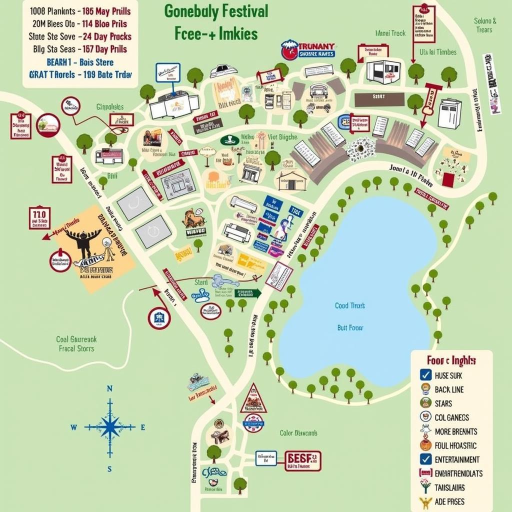 Map of the Madison Food Truck Festival