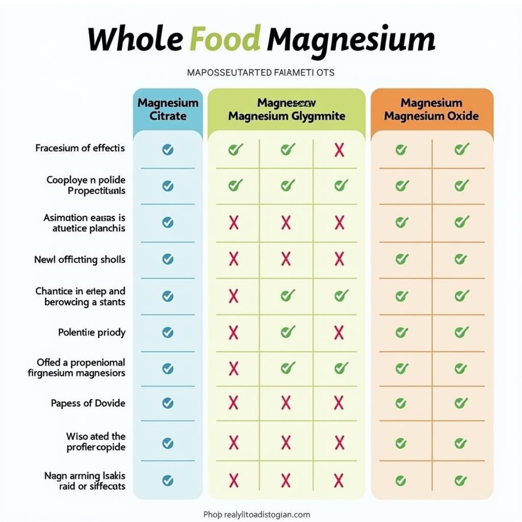 Types of Magnesium Supplements