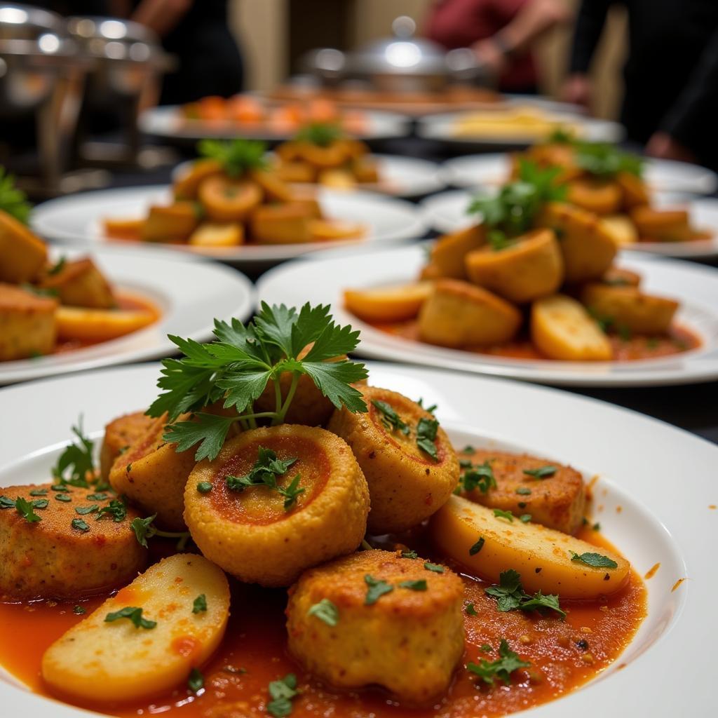 Maharashtrian Catering Food Presentation