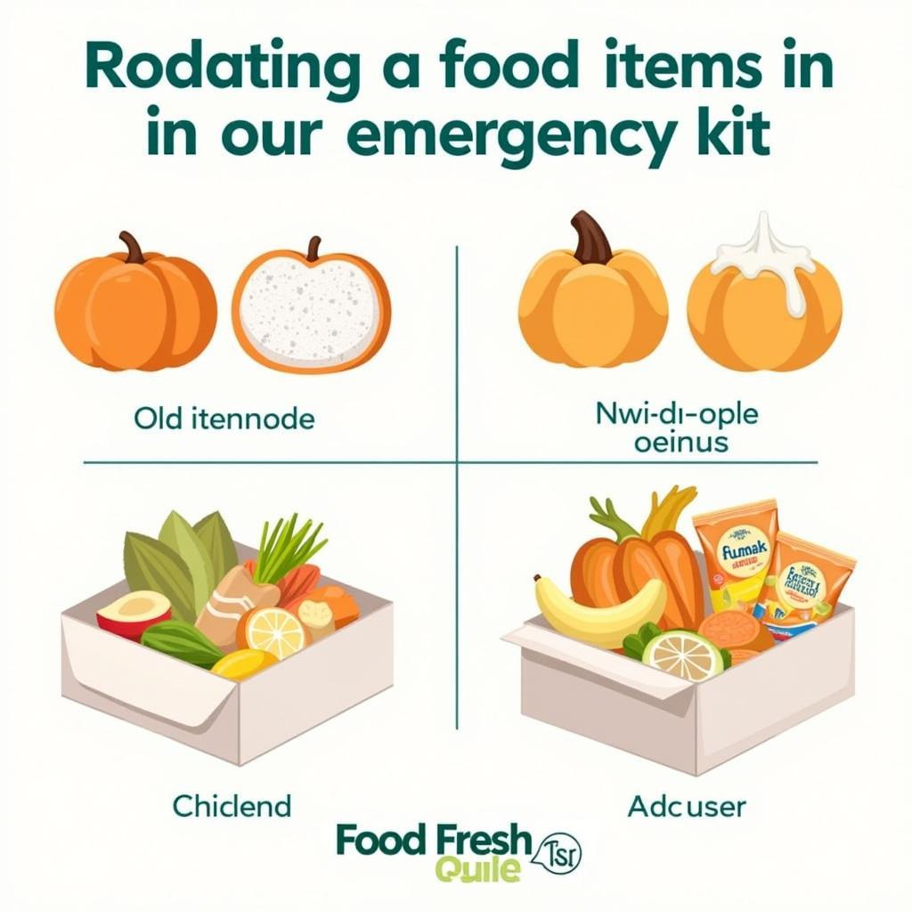 Rotating Food Items in an Emergency Kit