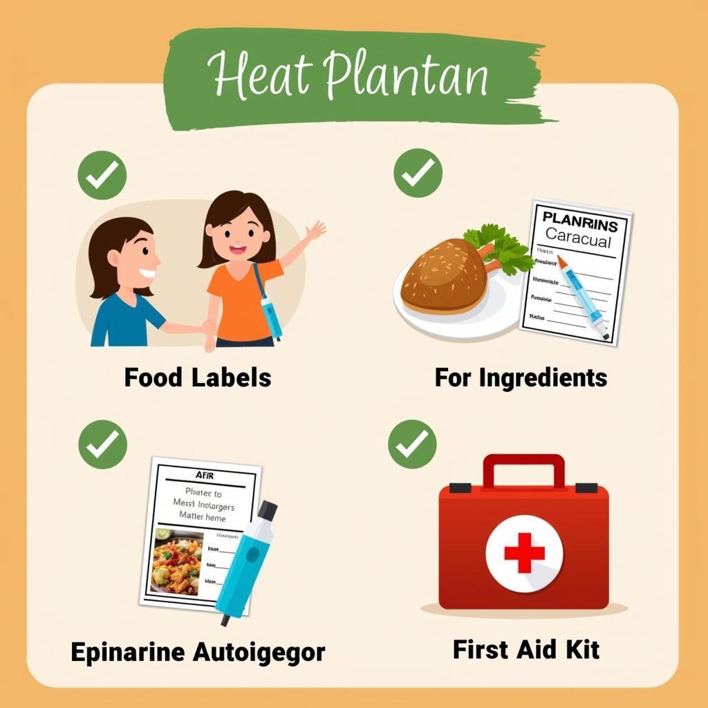 Managing Plantain Food Allergy at Home