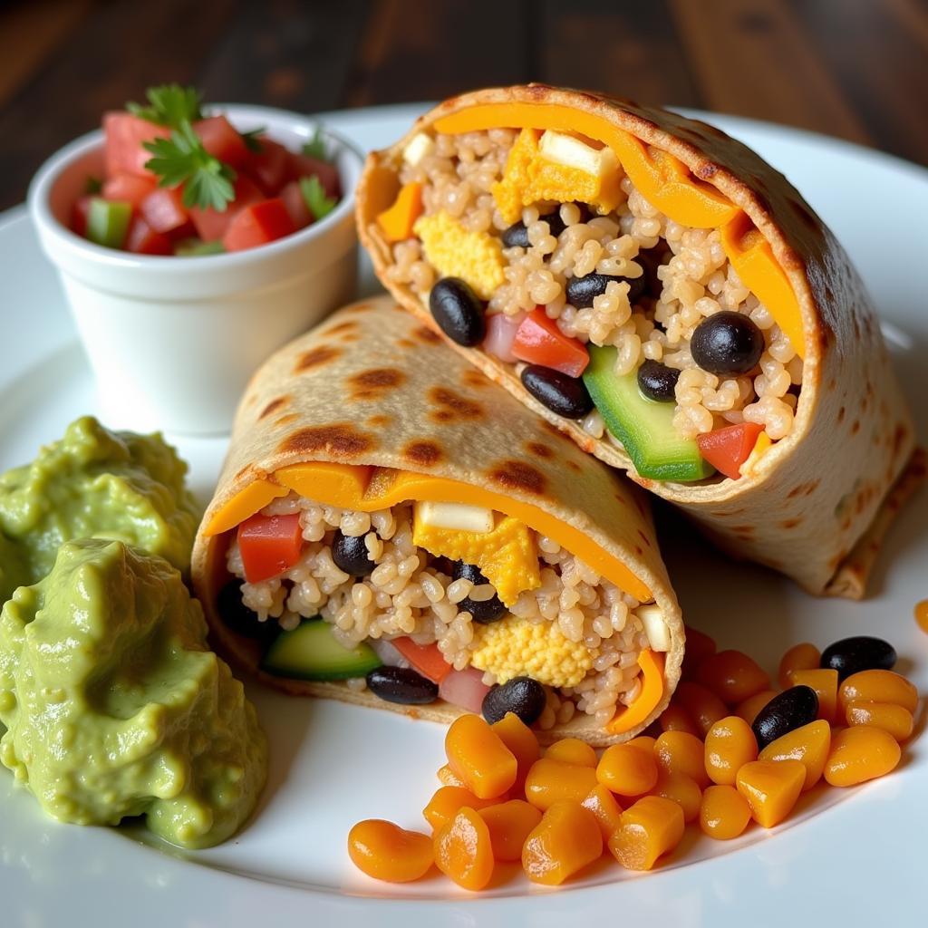 Maria's Mexican Fast Food Goodland Vegetarian Burrito