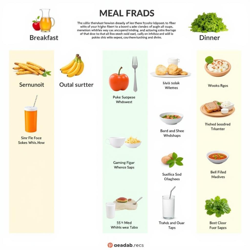 Meal Plan with Whole Food Fiber