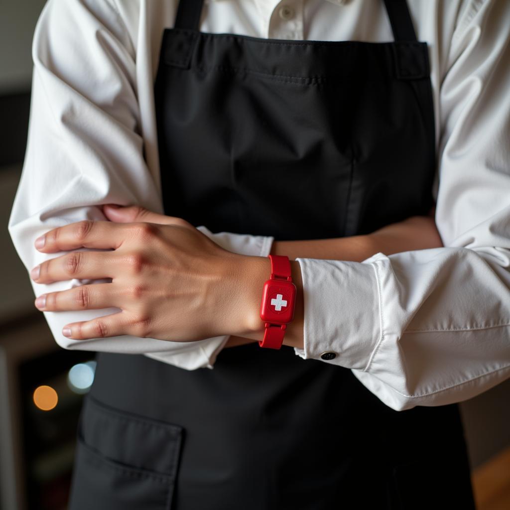 Medical Alert Bracelet for Food Handlers