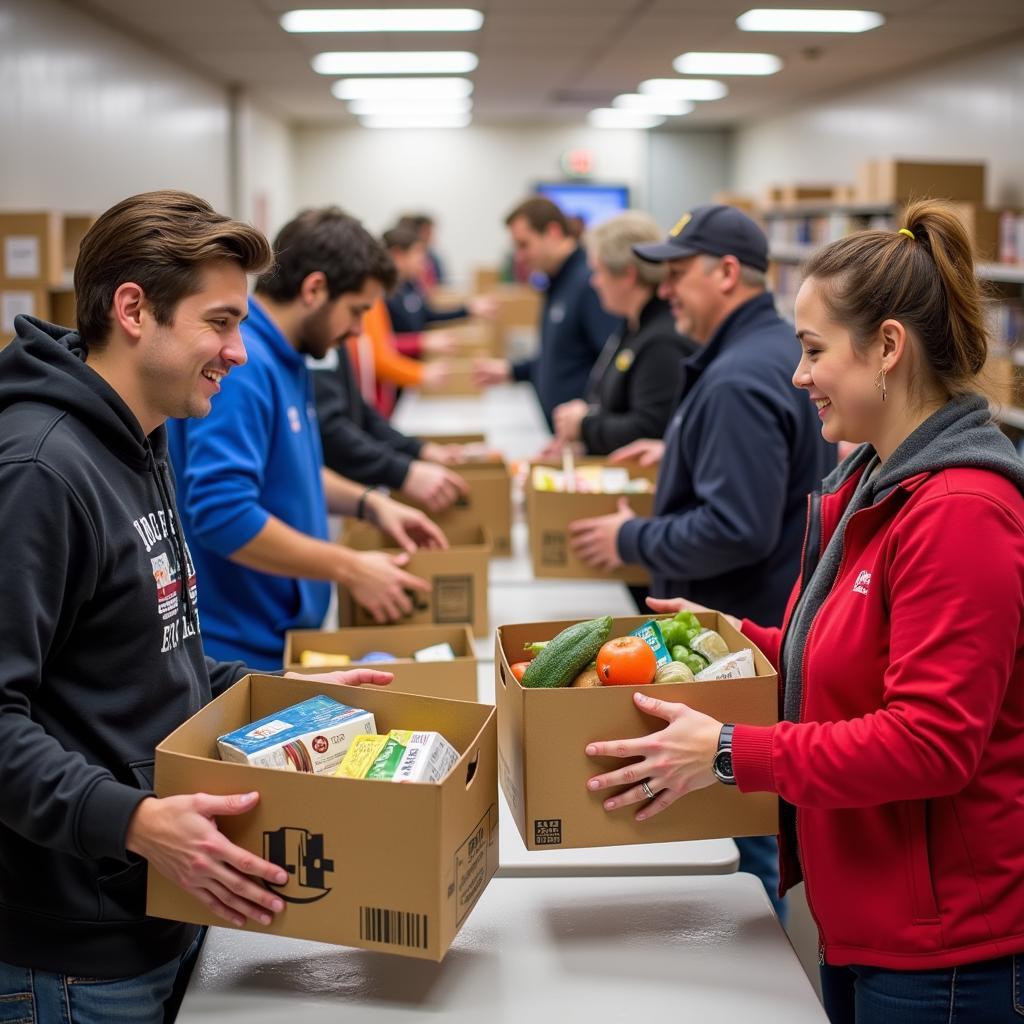 Food Distribution at the Medical Lake Food Bank