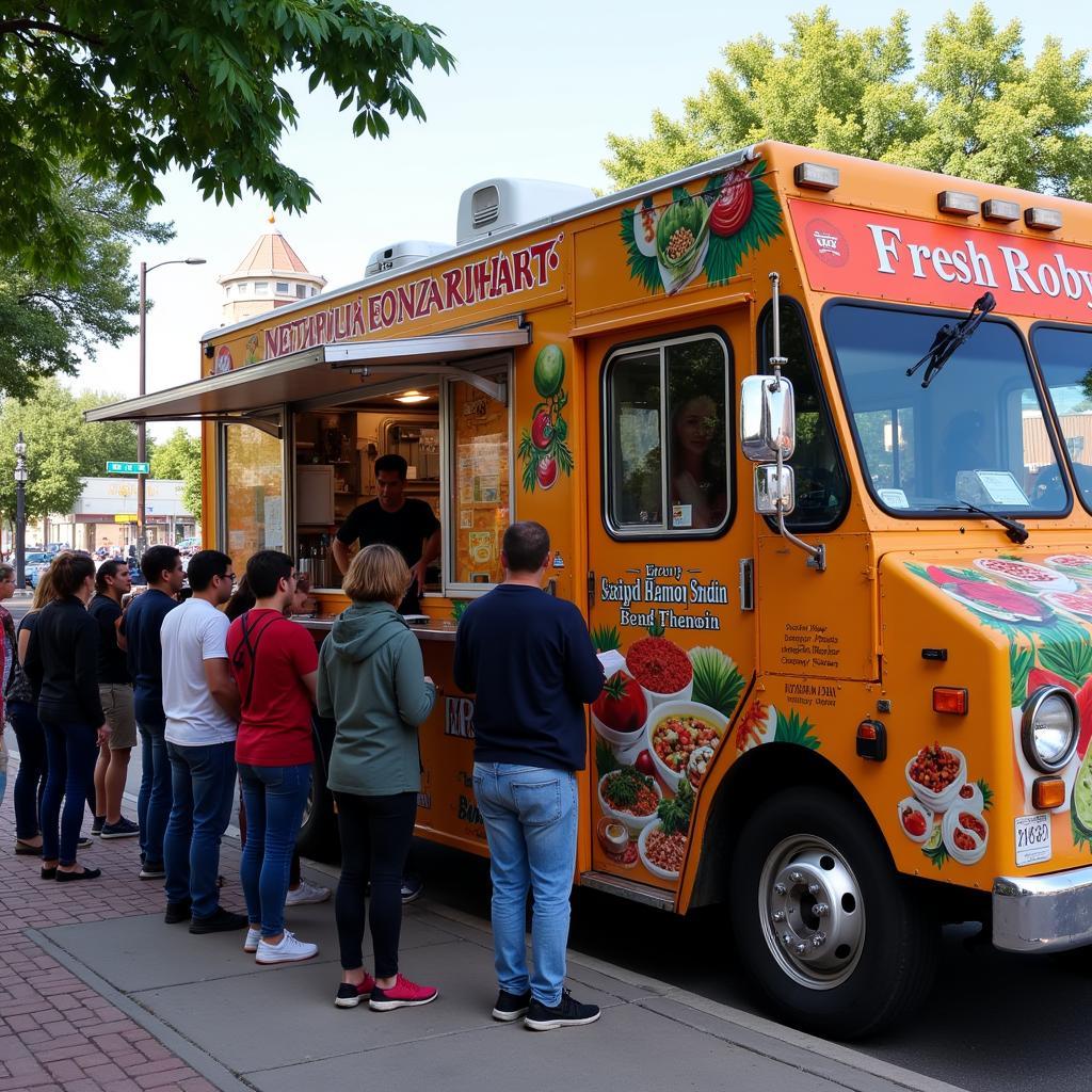 Mediterranean Food Truck in Denver Serving Street Food