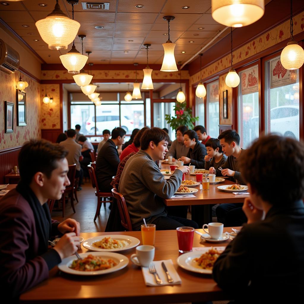 Dining at a Chinese Restaurant in Merrick