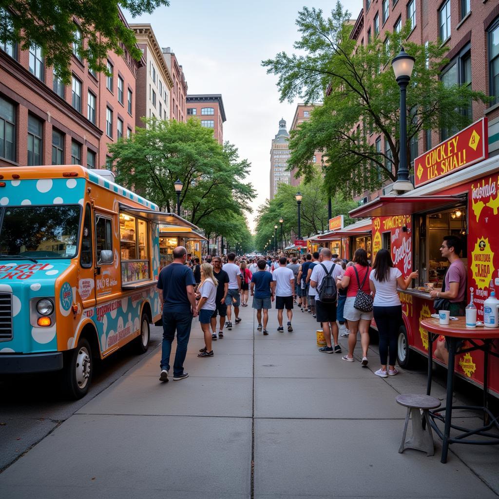 Vibrant Minneapolis Food Truck Scene