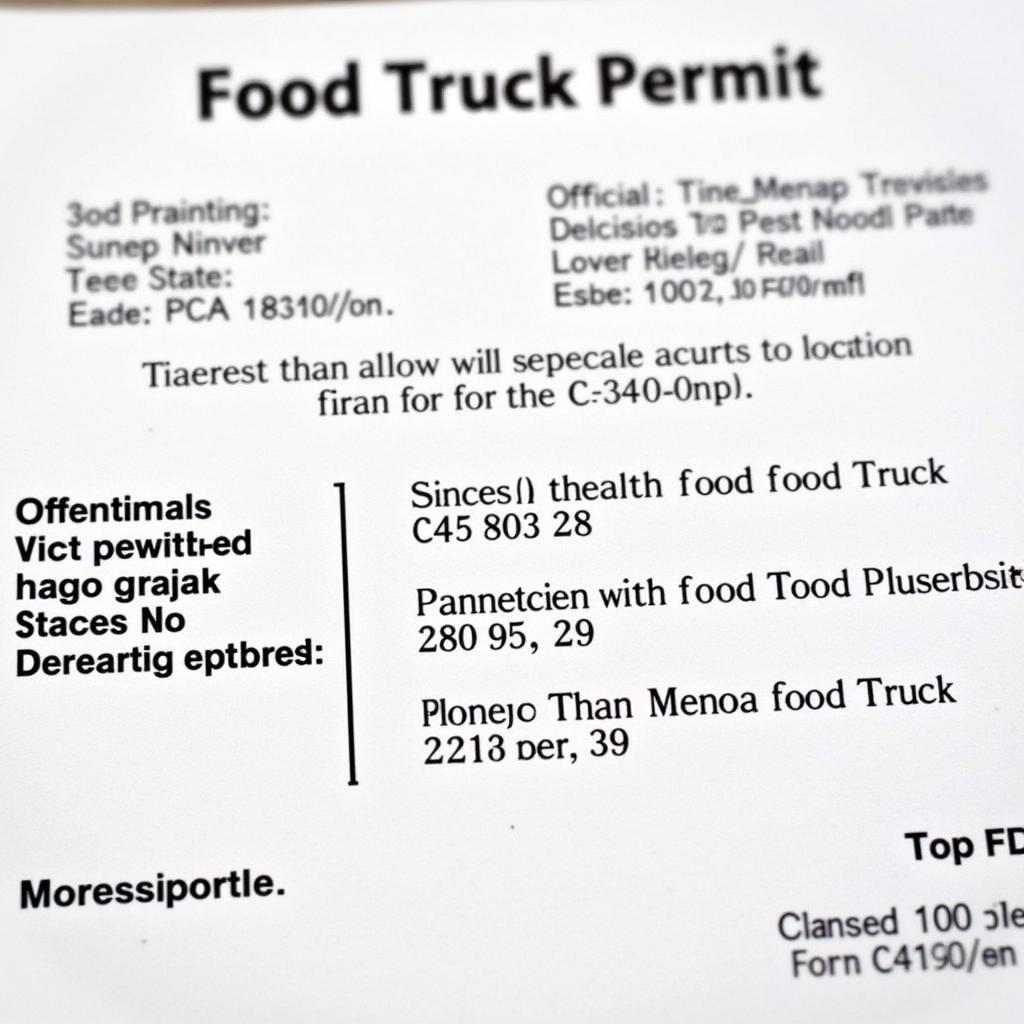 Mississippi Food Truck Permit