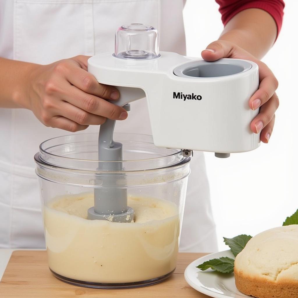 Using a Miyako Food Processor to Make Dough