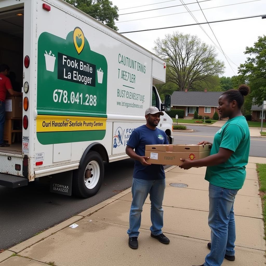 Mobile food pantry services in La Grange, IL