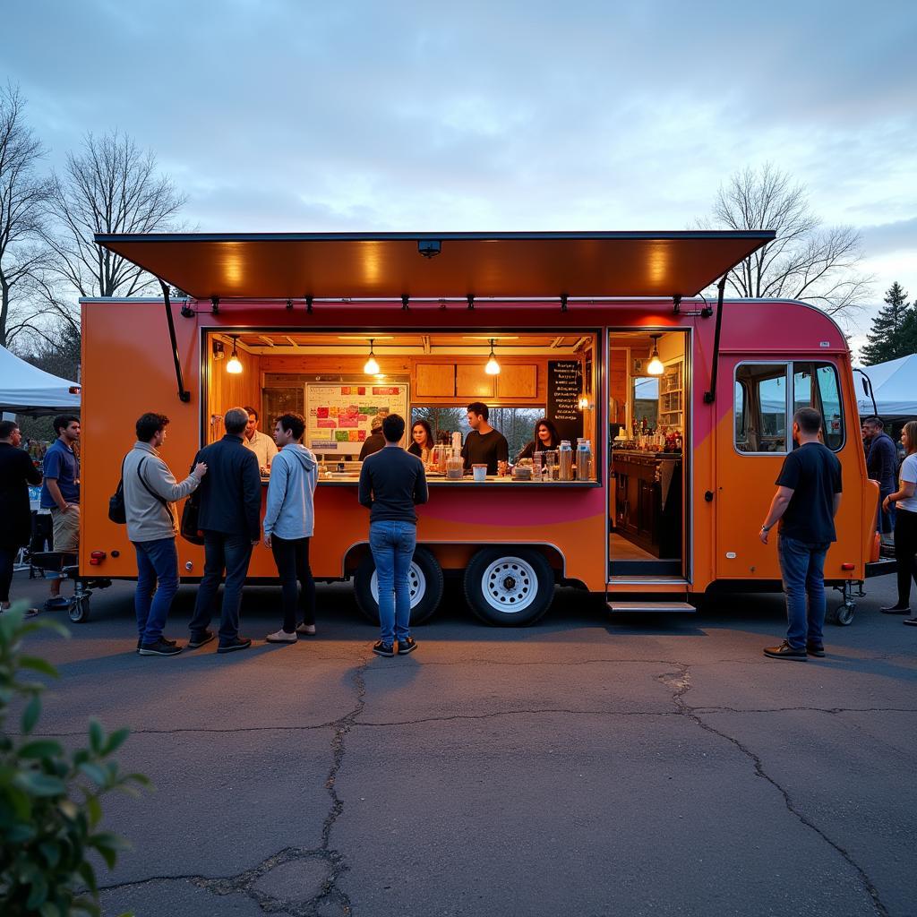 Modern Food Trailer Exterior