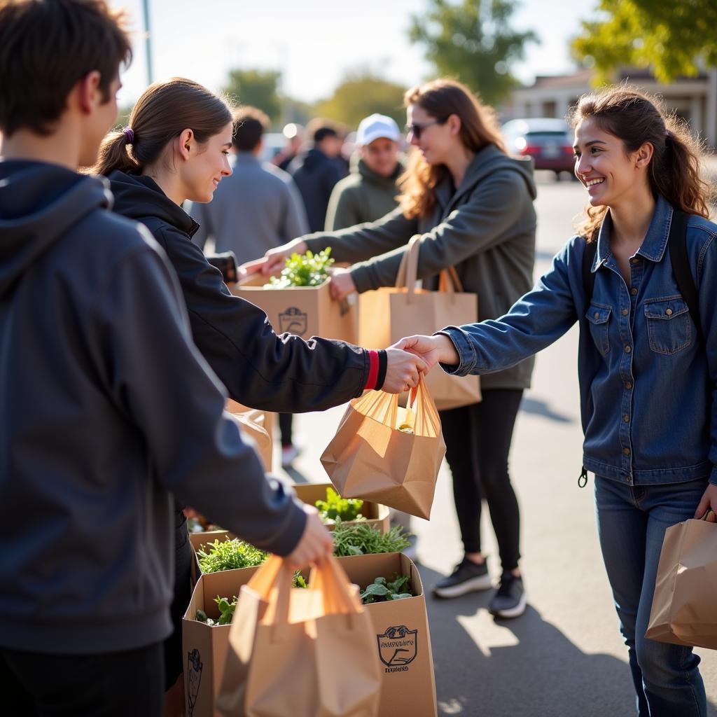 Food Bank Distribution in Modesto